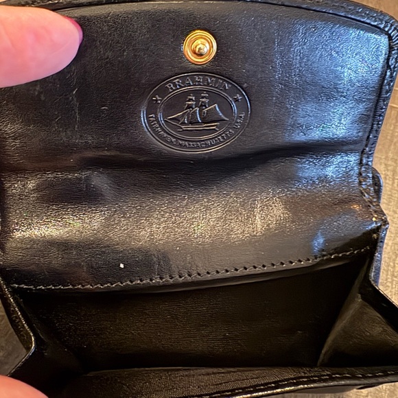 Brahmin Black Leather Wallet - Picture 4 of 7